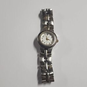 Embassy By Gruen Woman Dress Watch Analog Two Tone Minimalist *FOR PARTS ONLY*